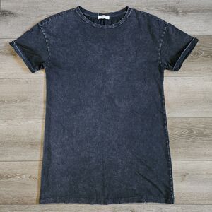 Elodie Dress Womens Large T Shirt Mini Dress Acid Wash Short sleeve Super Soft